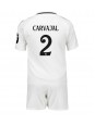 Real Madrid Daniel Carvajal #2 Dječji Domaci Dres kompleti 2024-25 Kratak Rukavima (+ kratke hlače)